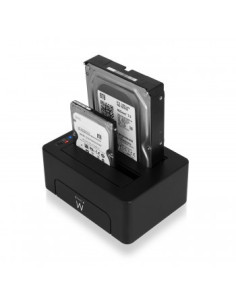 EWENT DOCKING STATION HD. DUAL. FUNCIÓN CLONACIÓN. 2