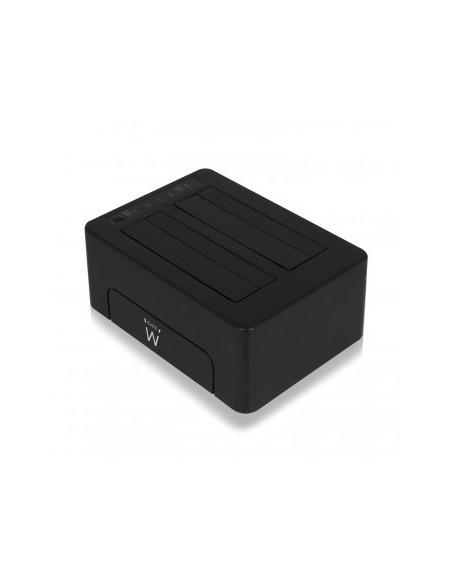 EWENT DOCKING STATION HD. DUAL. FUNCIÓN CLONACIÓN. 2,5" & 3,5". USB 3.1. NEGRO (EW7014)