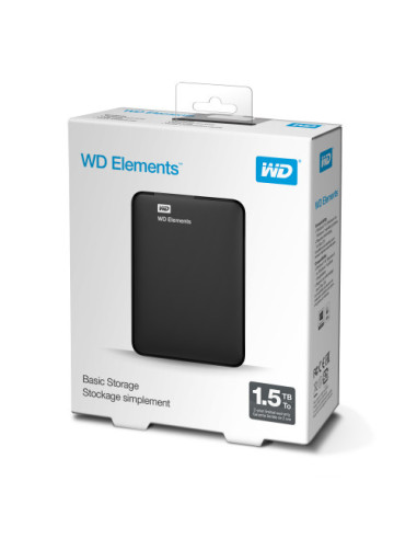 HD WD EXT ELEMENT SE 3.0  1.5TB  2.5" NEGRO...