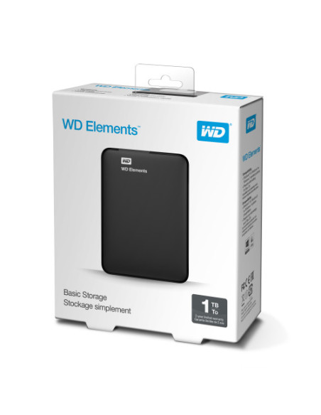 HD WD EXT ELEMENT SE 3.0 1TB  2.5" NEGRO  WDBUZG0010BBK-WESN