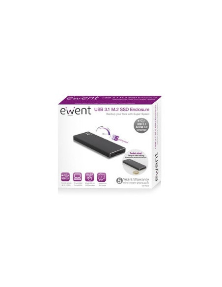 EWENT CARCASA PARA SSD M2 USB 3.1 (EW7023 )