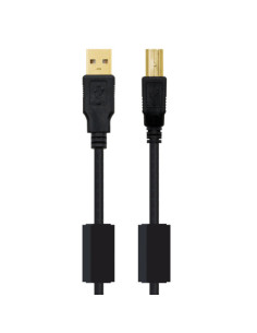NANOCABLE  CABLE USB 2.0 IMPRESORA HQ CON FERRITA 2