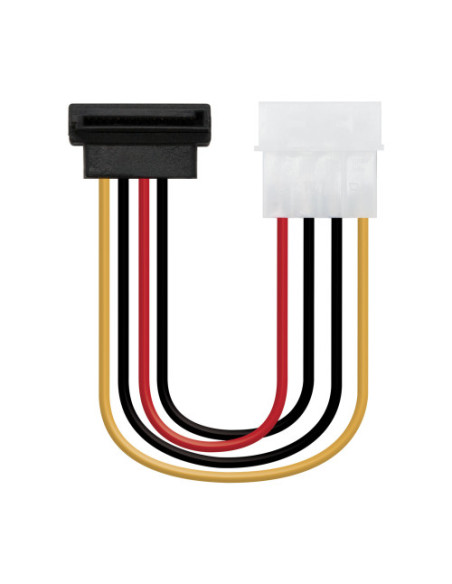 NANOCABLE CABLE SATA ALIMENTACION ACODADO NANOCABLE CABLE SATA ALIMENTACION ACODADO