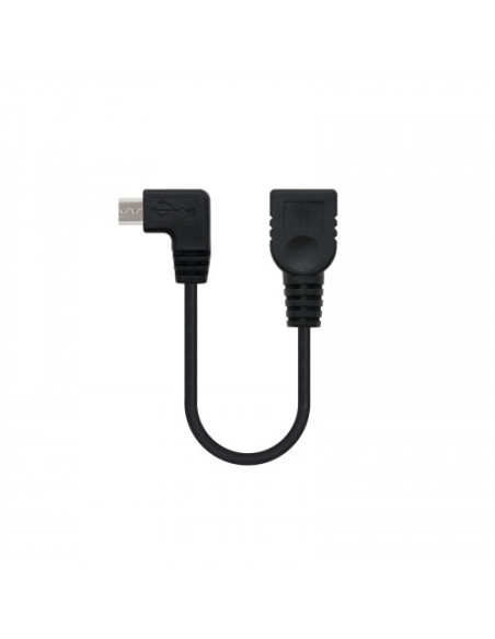 NANOCABLE CABLE USB 2.0 OTG ACODADO