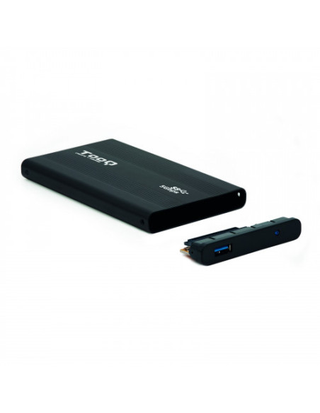 TOOQ CAJA EXTERNA HD TQE-2524B NEGRA 2.5" 9.5MM SATA USB 3.0 NEGRA
