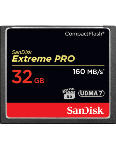 COMPACT FLASH SANDISK EXTREME PRO CF 160MB/S 32 GB VPG 65
