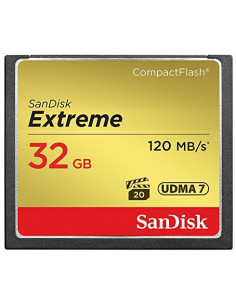 COMPACT FLASH SANDISK EXTREME CF 120MB/S