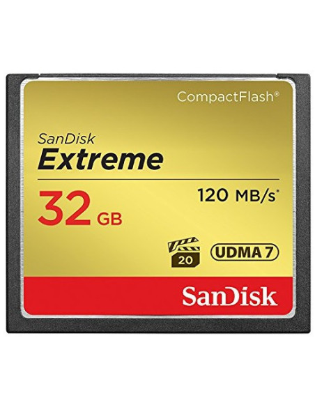 COMPACT FLASH SANDISK EXTREME CF 120MB/S