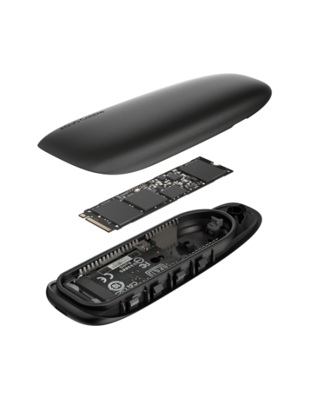 CARCASA DE SSD ASUS COBBLE/BLK/G//USB-C 3.2 (NEGRA)