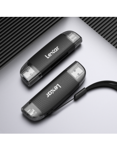 LEXAR DUAL SLOT USB-A/C  MICROSD CARD USB 3.1 READER