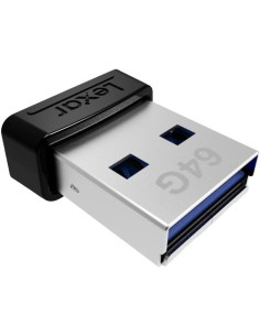 LEXAR JUMPDRIVE USB 3.1 S47 64GB BLACK PLASTIC HOUSING 2