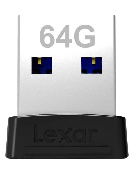 LEXAR JUMPDRIVE USB 3.1 S47 64GB BLACK PLASTIC HOUSING, UP TO 250MB/S