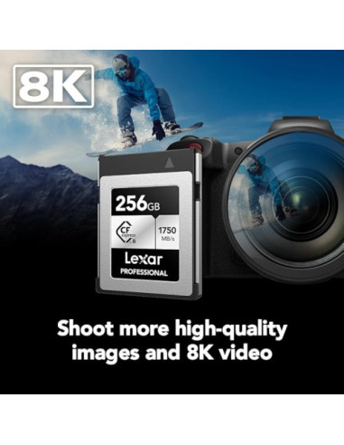 LEXAR 256GB PROFESSIONAL CFEXPRESS TYPE B CARD...