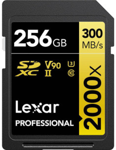 LEXAR 256GB PROFESSIONAL 2000X SDXC UHS-II CARDS