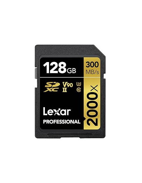LEXAR 128GB PROFESSIONAL 2000X SDXC UHS-II CARDS LEXAR 128GB PROFESSIONAL 2000X SDXC UHS-II CARDS