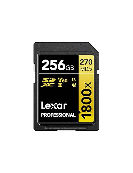 LEXAR 256GB PROFESSIONAL 1800X SDXC UHS-II CARDS LEXAR 256GB PROFESSIONAL 1800X SDXC UHS-II CARDS
