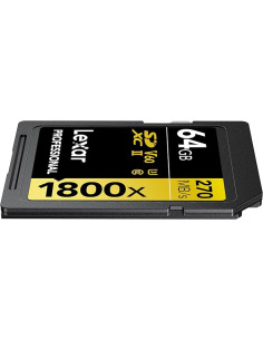 LEXAR 64GB PROFESSIONAL 1800X SDXC UHS-II CARDS 2