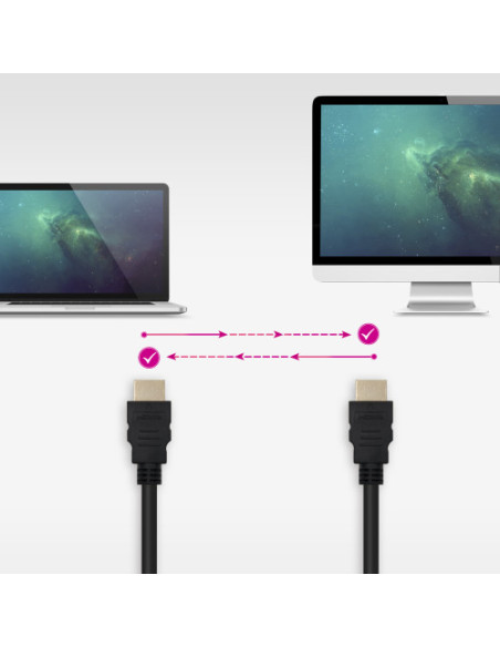 TOOQ CABLE HDMI V1.4 (ALTA VELOCIDAD/HEC) A/M-A/M 10 M