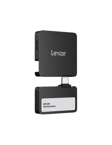 LEXAR PROFESSIONAL GO EXTERNAL PORTABLE SSD 1TB,USB3.2 GEN2 UP TO 1050MB/S READ AND 1000MB/S WRITE CON HUB 4-PUERTOS USB TYPE-C