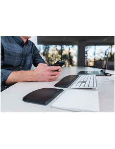 REPOSAMUÑECAS ERGOSOFT TECLADOS FINOS NEGRO...