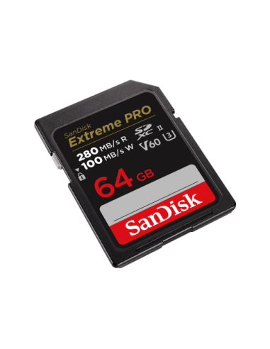 SANDISK EXTREME PRO 64GB V60 UHS-II SD CARDS...