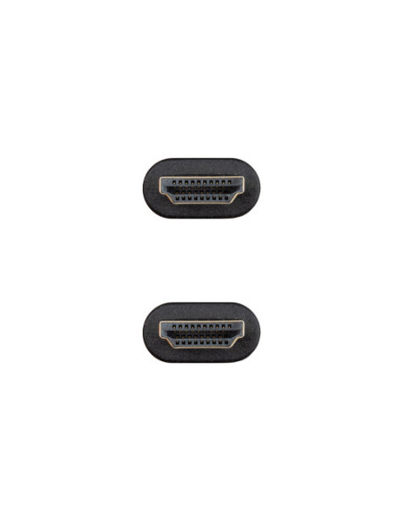 NANOCABLE CABLE HDMI V2.0 4K@60Hz 18Gbps, CCS NEGRO 2 M (10.15.3902)
