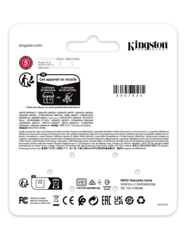 KINGSTON 64GB DataTraveler SE9 G3 - Dark Nickel