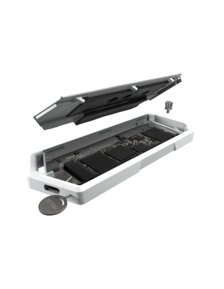 CARCASA DE SSD ASUS ROG STRIX ARION/WHT/G/AS//ESD-S1C (BLANCA)