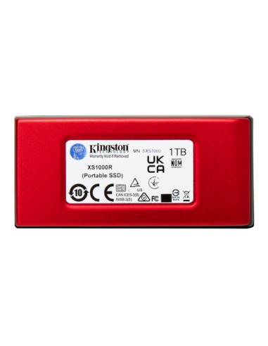 KINGSTON SSD 1TB XS1000 RED EXTERNAL USB 3.2...