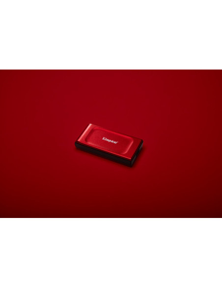 KINGSTON SSD 1TB XS1000 RED EXTERNAL USB 3.2 GEN 2 PORTABLE SOLID STRATE DRIVE