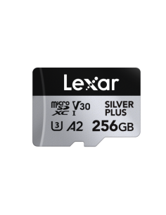 LEXAR 256GB LEXAR HIGH-PERFORMANCE SILVER PLUS MICROSDXC UHS-I 2