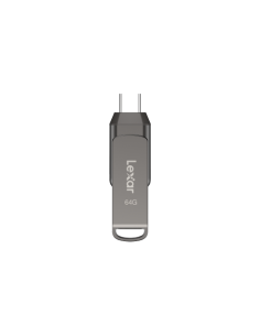 LEXAR 64GB DUAL TYPE-C AND TYPE-A USB 3.1 FLASH DRIVE