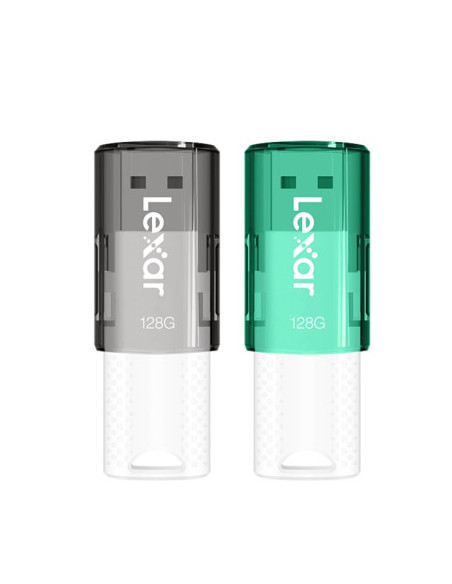 LEXAR 2X128GB PACK JUMPDRIVE S60 USB 2.0 FLASH DRIVE