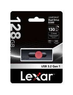 LEXAR 128GB DUAL TYPE-C AND TYPE-A USB 3.2 FLASH DRIVE