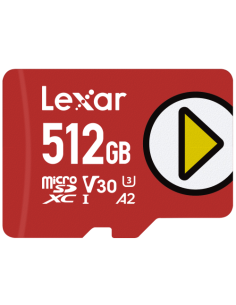 LEXAR 512GB PLAY MICROSDXC UHS-I CARDS