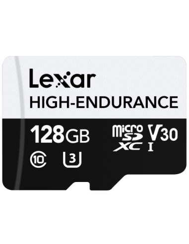 LEXAR 128GB HIGH-ENDURANCE MICROSDHC/MICROSDXC UHS-I CARDS UP TO 100MB/S READ