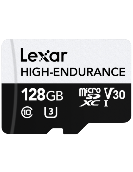 LEXAR 128GB HIGH-ENDURANCE MICROSDHC/MICROSDXC UHS-I CARDS UP TO 100MB/S READ LEXAR 128GB HIGH-ENDURANCE MICROSDHC/MICROSDXC UHS-I CARDS UP TO 100MB/S READ