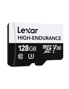 LEXAR 128GB HIGH-ENDURANCE MICROSDHC/MICROSDXC UHS-I CARDS UP TO 100MB/S READ 2
