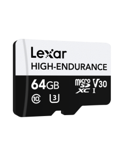 LEXAR 64GB HIGH-ENDURANCE MICROSDHC/MICROSDXC UHS-I CARDS 2