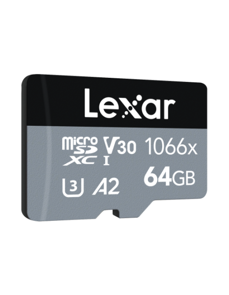 LEXAR 64GB HIGH-PERFORMANCE 1066X MICROSDXC UHS-I LEXAR 64GB HIGH-PERFORMANCE 1066X MICROSDXC UHS-I