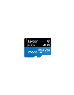 LEXAR 256GB HIGH-PERFORMANCE 633X MICROSDXC UHS-I WITH SD ADAPTER