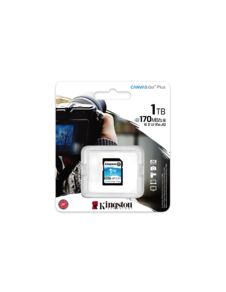 KINGSTON 1TB SDXC CANVAS GO PLUS 170R C10 UHS-I U3 V30