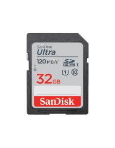SANDISK ULTRA 32GB SDHC MEMORY CARD 120MB/S