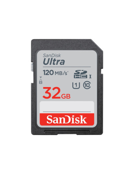 SANDISK ULTRA 32GB SDHC MEMORY CARD 120MB/S SANDISK ULTRA 32GB SDHC MEMORY CARD 120MB/S