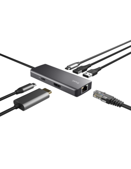 TRUST DALYX 6-IN-1 MULTIPORT ADAPTER