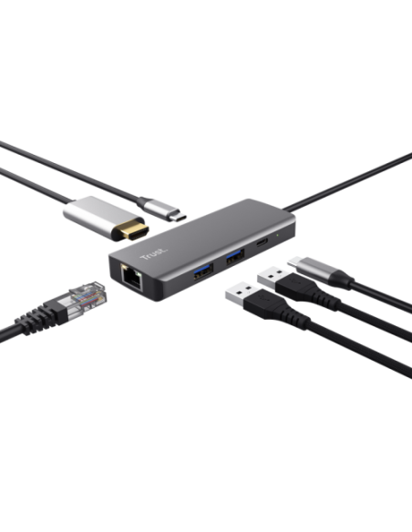 TRUST DALYX 6-IN-1 MULTIPORT ADAPTER