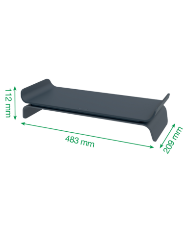 SOPORTE ELEVADOR PARA MONITOR AJUSTABLE GRIS...