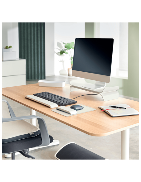 SOPORTE ELEVADOR PARA MONITOR AJUSTABLE GRIS ERGO LEITZ 65040085