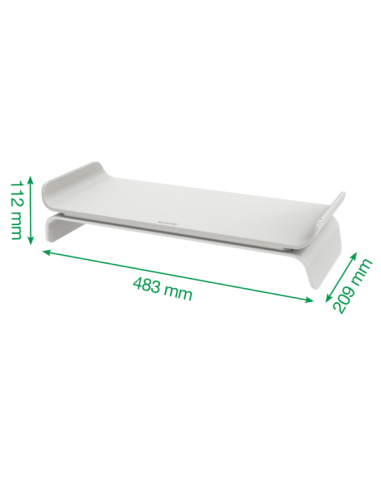SOPORTE ELEVADOR PARA MONITOR AJUSTABLE GRIS...
