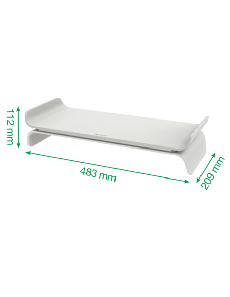 SOPORTE ELEVADOR PARA MONITOR AJUSTABLE GRIS ERGO LEITZ 65040085